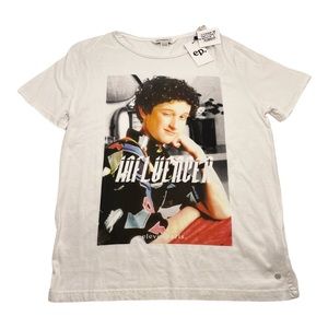 Eleven Paris Men’s Save By The Hell  Logo Graphic T-Shirt Large New With Tags